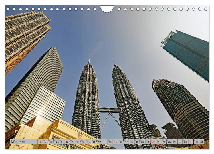 Produktbild: Malaysia-Impressionen (Wandkalender 2026 DIN A4 quer), CALVENDO Monatskalender