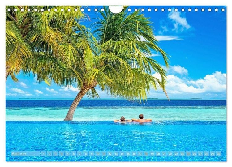 Produktbild: Reif f&uuml;r die Insel: Fernweh & Traumziele (Wandkalender 2027 DIN A4 quer), CALVENDO Monatskalender