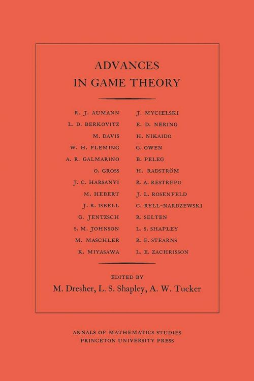 Produktbild: Advances in Game Theory