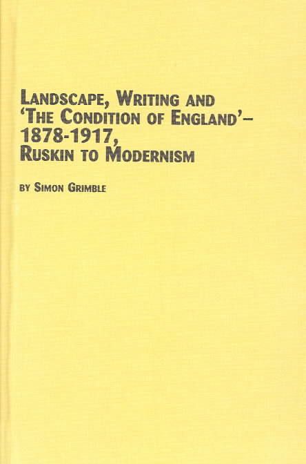 Produktbild: Landscape Writing and 'the Condition of England' 1878-1917
