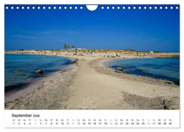 Produktbild: Ibiza & Formentera (Wandkalender 2026 DIN A4 quer), CALVENDO Monatskalender