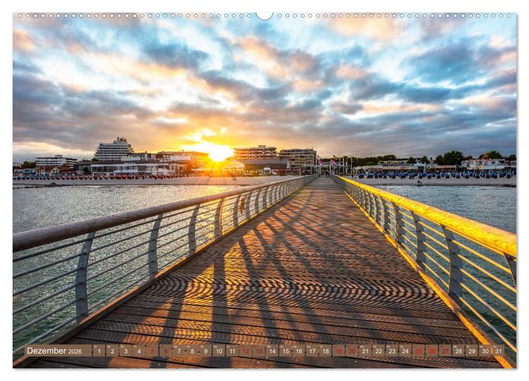 Produktbild: Ostseeb&auml;der an der L&uuml;becker Bucht (Wandkalender 2026 DIN A2 quer), CALVENDO Monatskalender