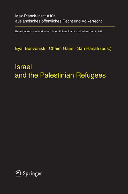 Produktbild: Israel and the Palestinian Refugees