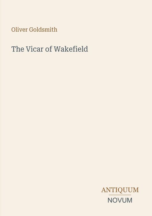 Produktbild: The Vicar of Wakefield