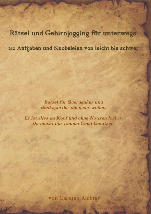 Produktbild: Rätsel und Gehirnjogging für unterwegs