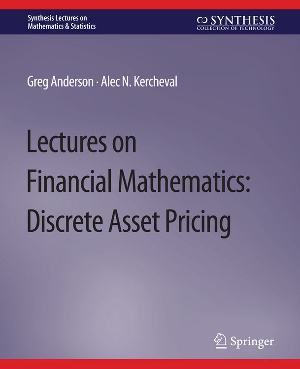 Produktbild: Lectures on Financial Mathematics