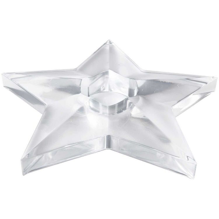 Produktbild: Silikon Gie&szlig;form Teelichthalter Stern gro&szlig;, 18 x 17 x 2,5 cm / Au&szlig;enma&szlig; Silikonform 19,4 x 19,4 x 2,8 cm