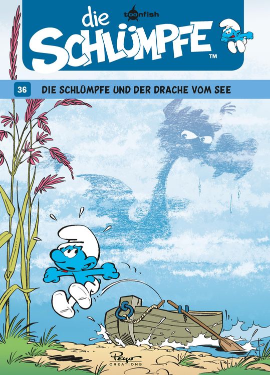 Produktbild: Die Schl&uuml;mpfe 36: Die Schl&uuml;mpfe und der Drache vom See