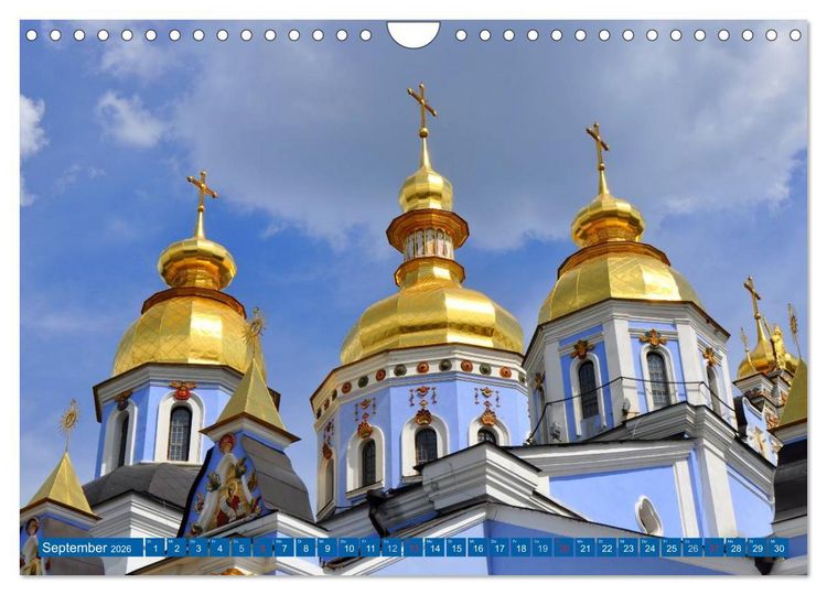 Produktbild: Kiew - Hauptstadt der Ukraine (Wandkalender 2026 DIN A4 quer), CALVENDO Monatskalender