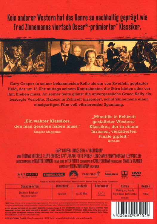 Produktbild: 12 Uhr mittags - High Noon / Digital Remastered