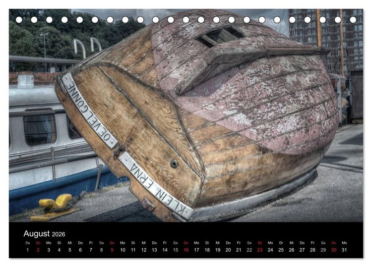 Produktbild: Hamburg (Tischkalender 2026 DIN A5 quer), CALVENDO Monatskalender