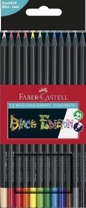 Produktbild: Faber-Castell Buntstifte Black Edition 12er Set