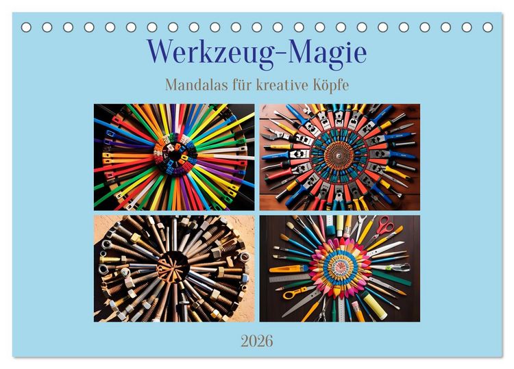 Produktbild: Werkzeug-Magie (Tischkalender 2026 DIN A5 quer), CALVENDO Monatskalender