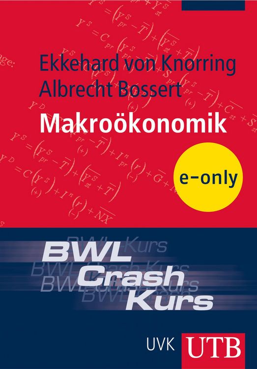 Produktbild: BWL-Crash-Kurs Makro&ouml;konomik
