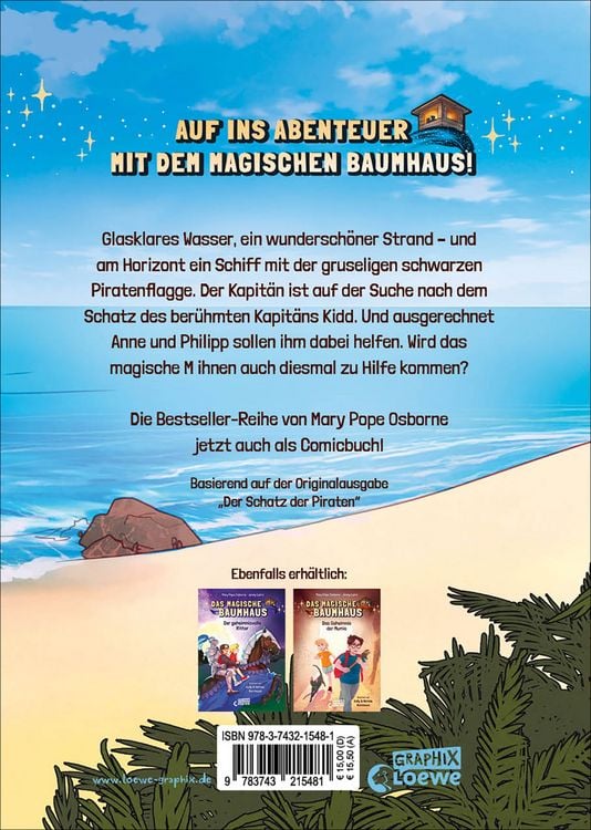 Produktbild: Das magische Baumhaus (Comic-Buchreihe, Band 4) - Der Schatz der Piraten