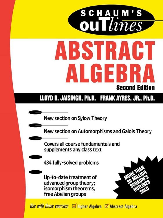 Produktbild: Schaum's Outline of Abstract Algebra