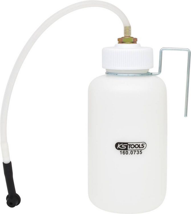 Produktbild: KS Tools 160.0735 Bremsfl&uuml;ssigkeits-Auffangflasche, 1 Liter