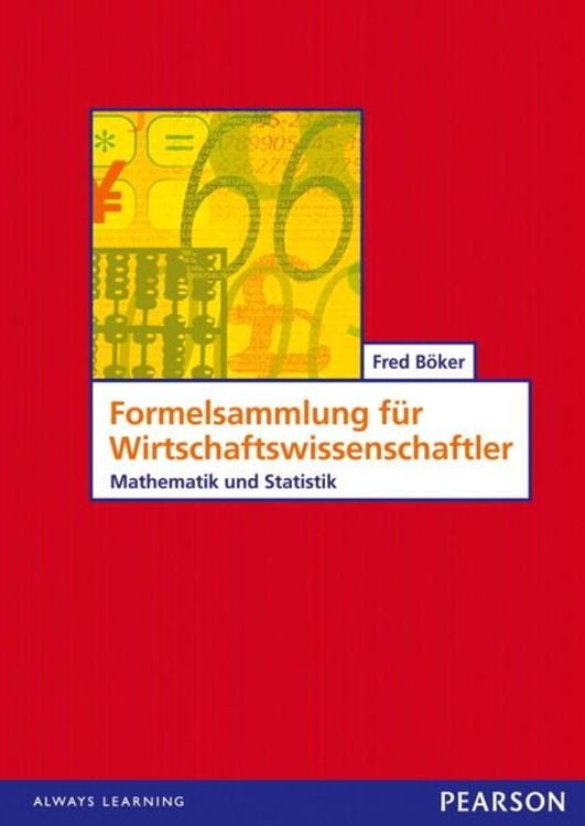 Produktbild: Formelsammlung für Wirtschaftswissenschaftler