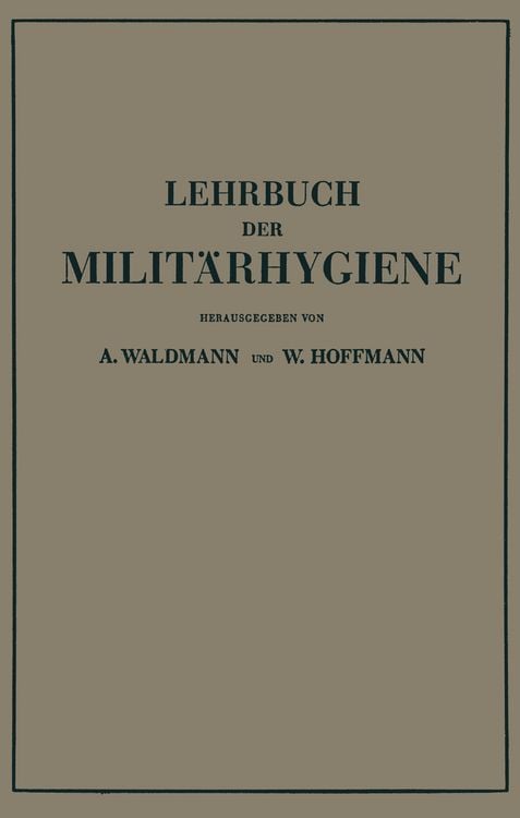Produktbild: Lehrbuch der Milit&auml;rhygiene