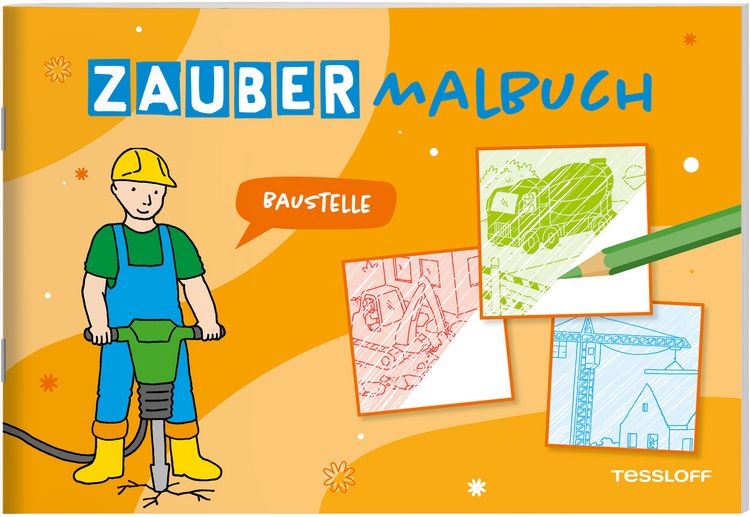 Produktbild: Zaubermalbuch. Baustelle