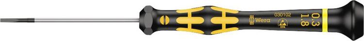 Produktbild: Wera 1578A ESD Schlitz-Schraubendreher Klingenbreite: 1.8mm Klingenl&auml;nge: 60mm