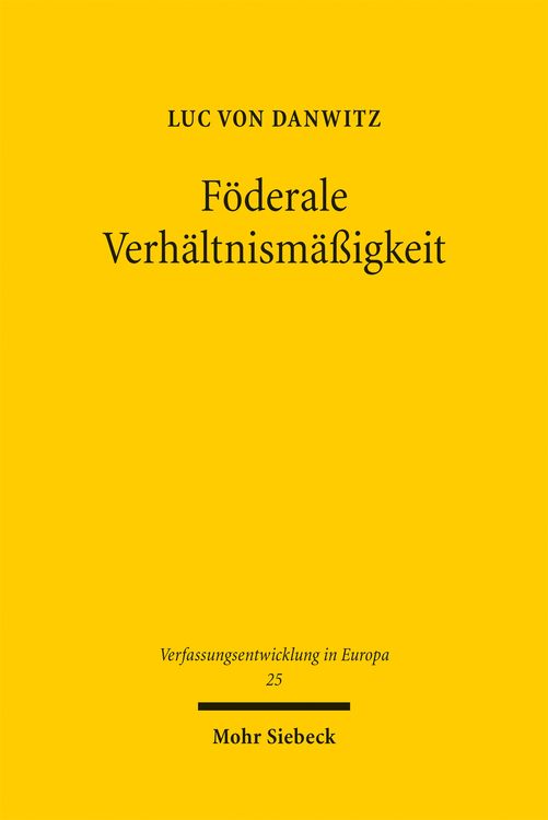 Produktbild: F&ouml;derale Verh&auml;ltnism&auml;&szlig;igkeit