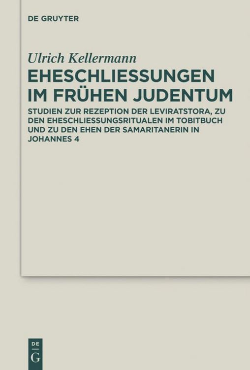 Produktbild: Eheschlie&szlig;ungen im fr&uuml;hen Judentum