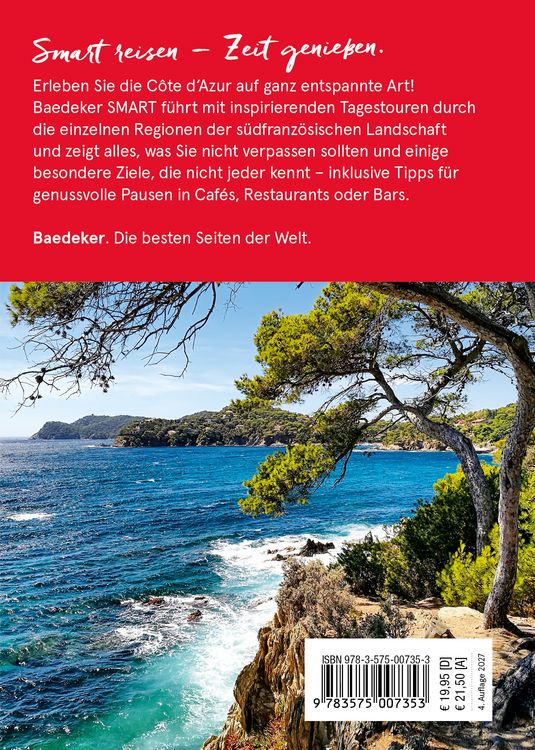 Produktbild: Baedeker SMART Reisef&uuml;hrer C&ocirc;te d'Azur