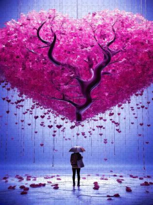 Produktbild: CALVENDO Puzzle Lila - die Farbe der Hoffnung | 1000 Teile Lege-Gr&ouml;&szlig;e 64x48cm Foto-Puzzle f&uuml;r gl&uuml;ckliche Stunden