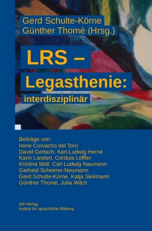 Produktbild: LRS - Legasthenie: interdisziplin&auml;r