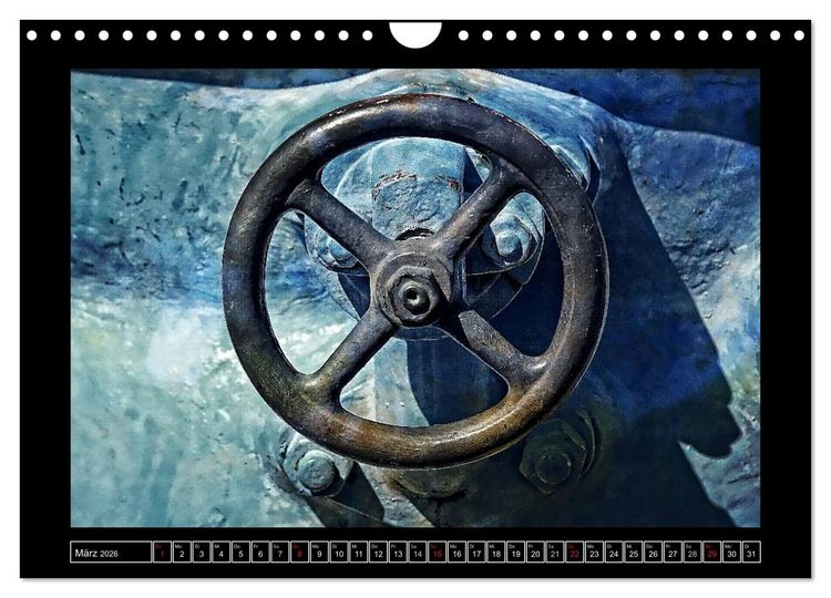 Produktbild: Industrie-Kunst 2026 (Wandkalender 2026 DIN A4 quer), CALVENDO Monatskalender