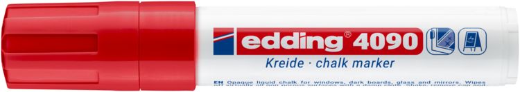 Produktbild: EDDING&reg; Kreide Marker 4090, rot