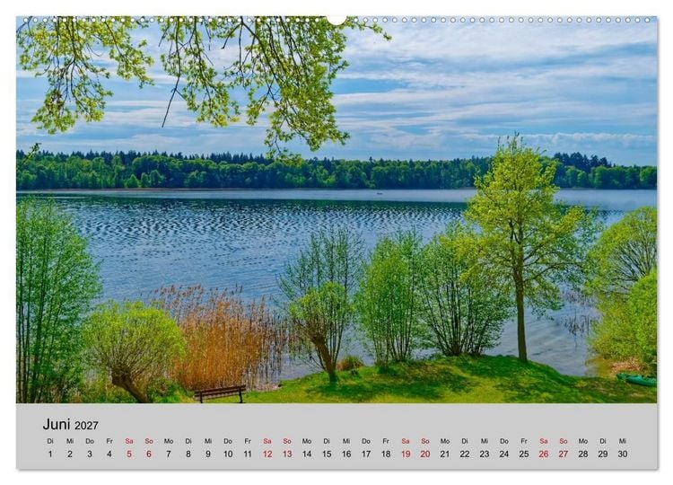 Produktbild: Biosph&auml;renreservat Schaalsee (Wandkalender 2027 DIN A2 quer), CALVENDO Monatskalender