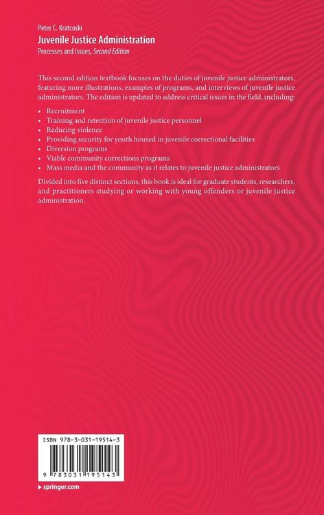 Produktbild: Juvenile Justice Administration