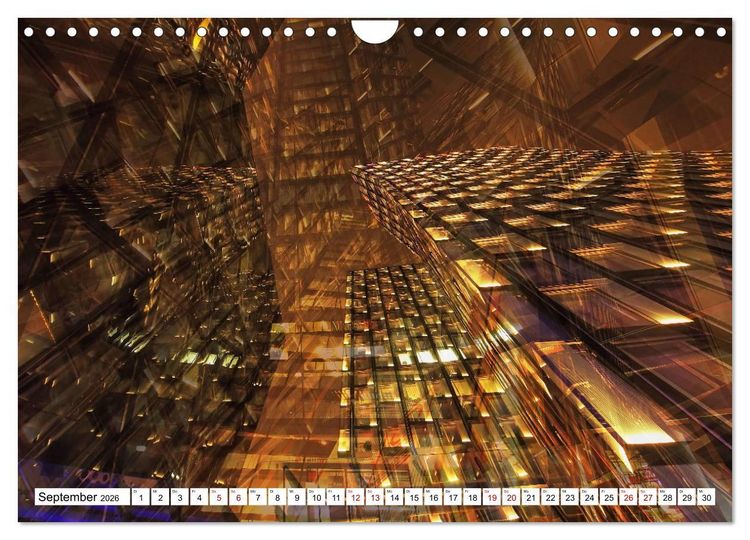 Produktbild: Hamburger GoldArt (Wandkalender 2026 DIN A4 quer), CALVENDO Monatskalender