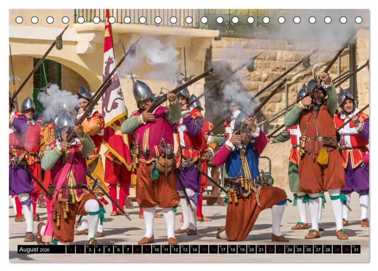Produktbild: Valletta - Malta (Tischkalender 2026 DIN A5 quer), CALVENDO Monatskalender