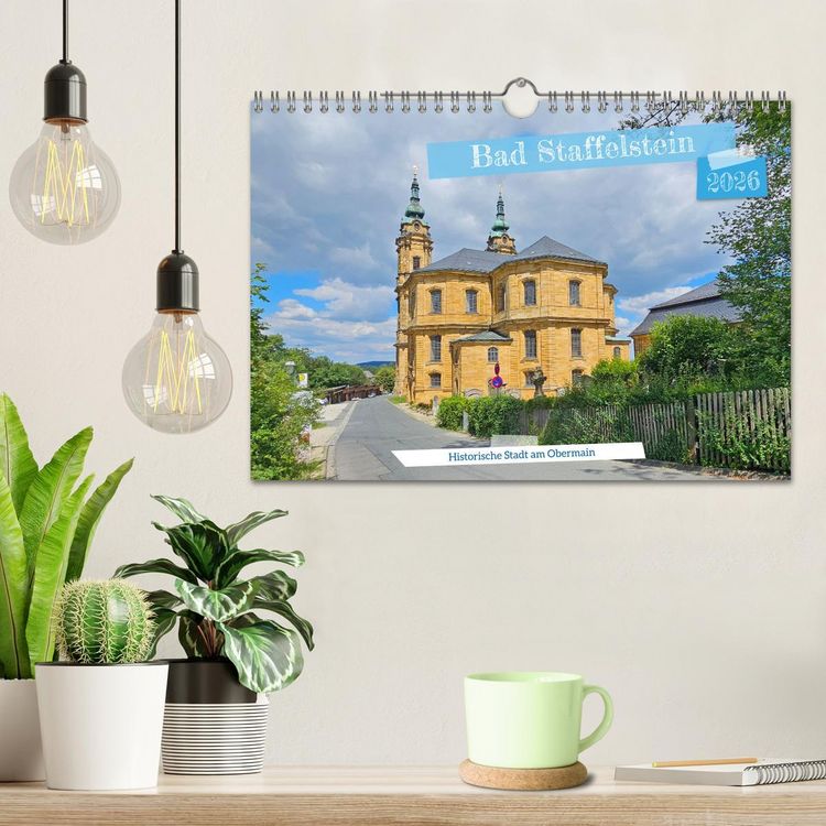 Produktbild: Bad Staffelstein - historische Stadt am Obermain (Wandkalender 2026 DIN A4 quer), CALVENDO Monatskalender