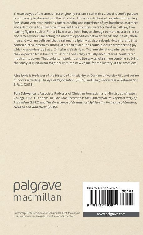 Produktbild: Puritanism and Emotion in the Early Modern World