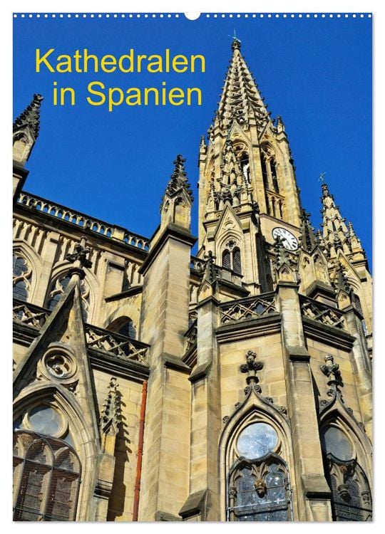 Produktbild: Kathedralen in Spanien (Wandkalender 2026 DIN A2 hoch), CALVENDO Monatskalender
