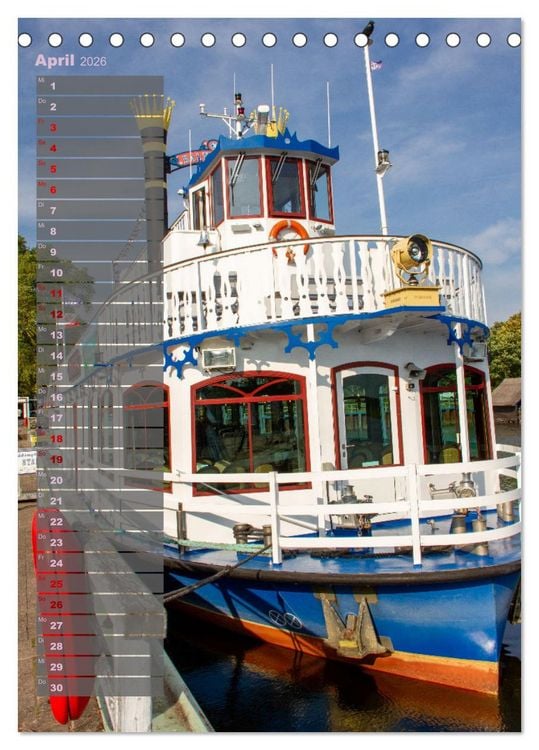 Produktbild: Ostsee Tour Deutschland - maritime Highlights (Tischkalender 2026 DIN A5 hoch), CALVENDO Monatskalender