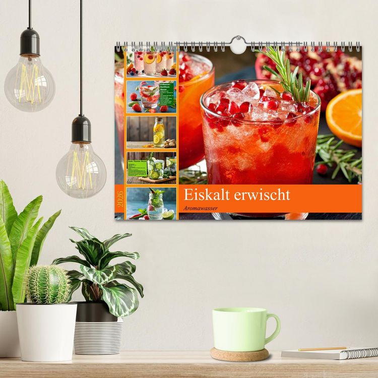 Produktbild: Eiskalt erwischt - Aromawasser (Wandkalender 2026 DIN A4 quer), CALVENDO Monatskalender