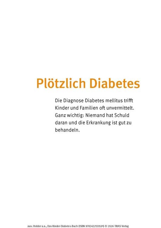 Produktbild: Das Kinder-Diabetes-Buch