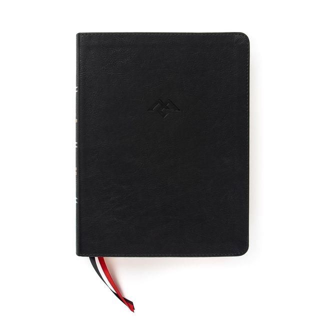 Produktbild: CSB Men of Character Bible, Black Leathertouch