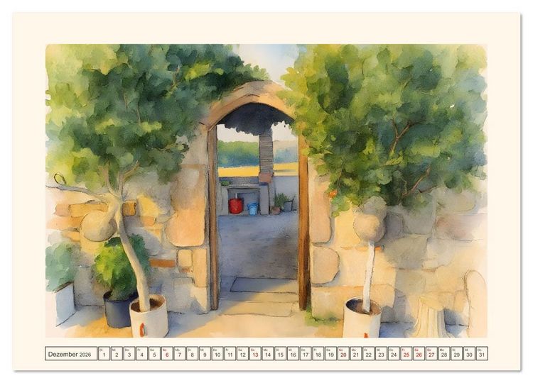 Produktbild: Dodekanes-Insel Kos (Wandkalender 2026 DIN A2 quer), CALVENDO Monatskalender