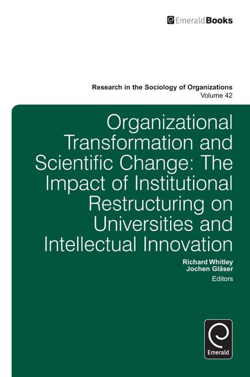 Produktbild: Organisational Transformation and Scientific Change