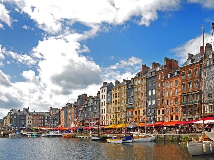 Produktbild: CALVENDO Puzzle Honfleur, Normandie | 1000 Teile Lege-Gr&ouml;&szlig;e 64x48cm Foto-Puzzle f&uuml;r gl&uuml;ckliche Stunden