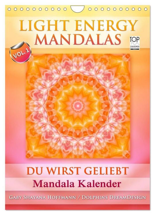 Produktbild: Light Energy Mandalas - Kalender - Vol. 1 (Wandkalender 2027 DIN A4 hoch), CALVENDO Monatskalender