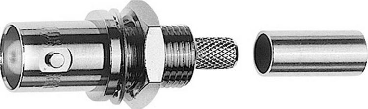 Produktbild: Teleg&auml;rtner 100023382 100023382 BNC-Steckverbinder Buchse, Einbau 50Ω 1St.