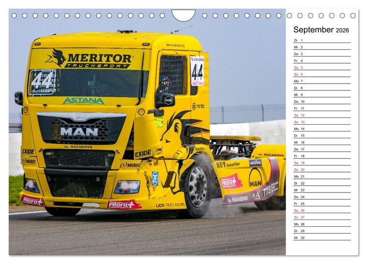 Produktbild: Faszination Truck Rennsport (Wandkalender 2026 DIN A4 quer), CALVENDO Monatskalender