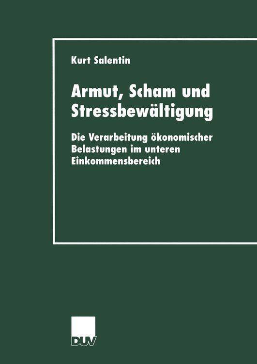 Produktbild: Armut, Scham und Stressbew&auml;ltigung